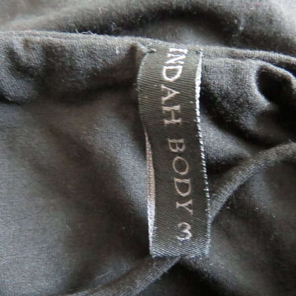 FREE PEOPLE X INDAH BODY Ice Dancer Slip Mini Dress in Black - Size 3 / Large - Picture 13 of 13